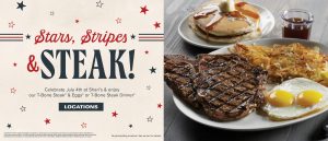 Stars, stripes, steak