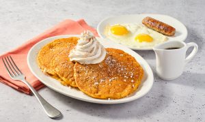 9.99 pumpkin pancakes combo - all september
