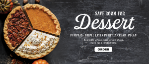Fall Pies - Save room for dessert